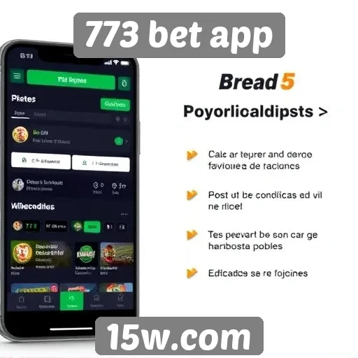 Novas funcionalidades disponíveis no 773 bet app